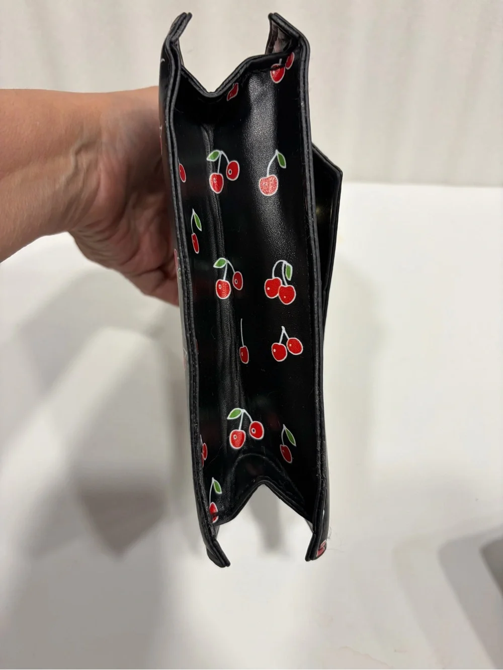 2 fashion, Bags Girls Cherry Print Top-Handle Bag - Black or White NWOT